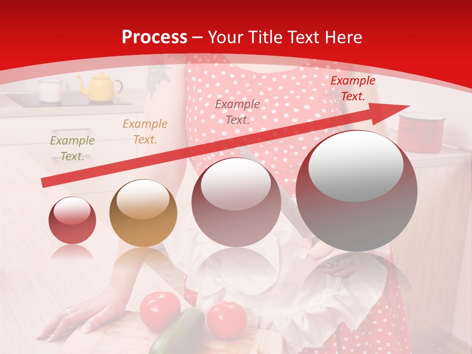 Surprised Dieting Portrait PowerPoint Template