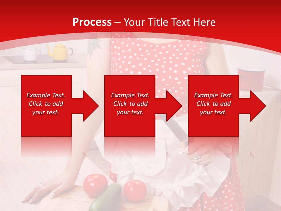 Surprised Dieting Portrait PowerPoint Template