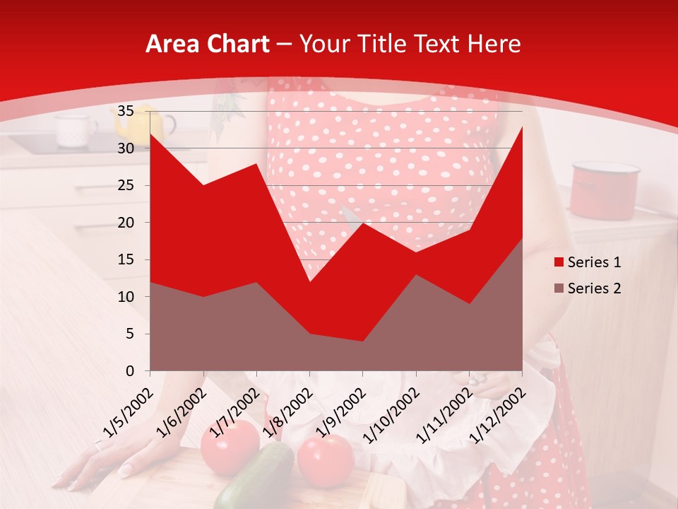Surprised Dieting Portrait PowerPoint Template