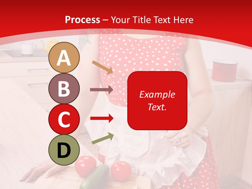 Surprised Dieting Portrait PowerPoint Template