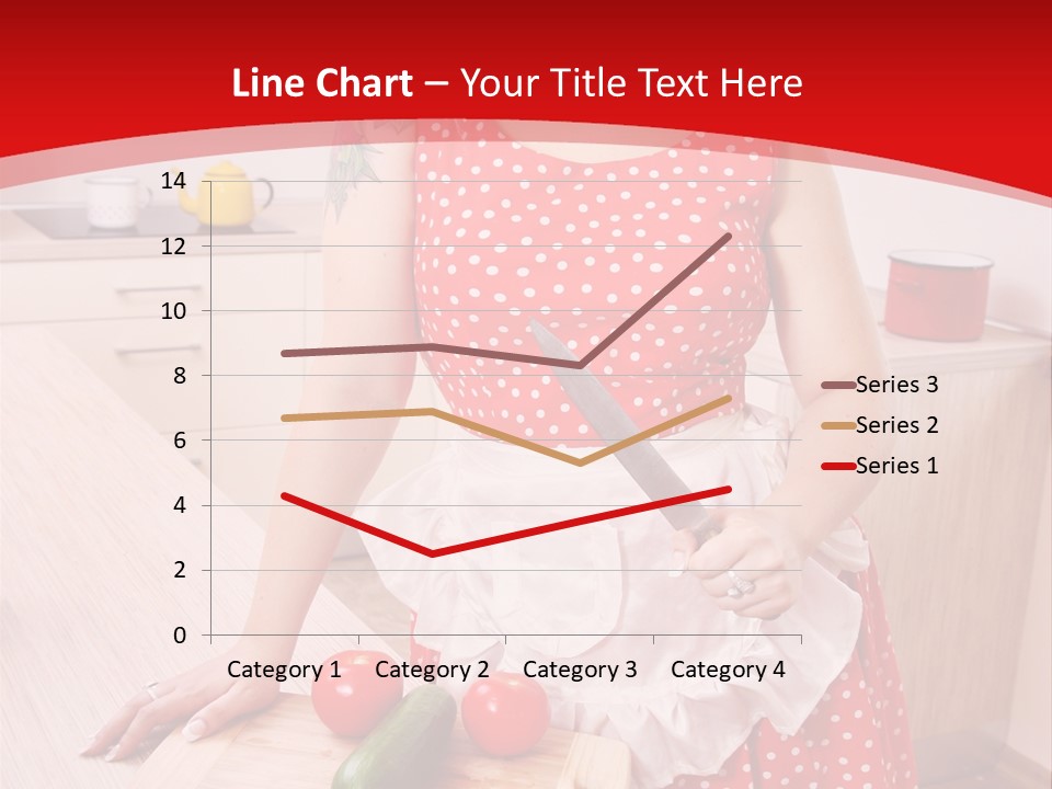 Surprised Dieting Portrait PowerPoint Template