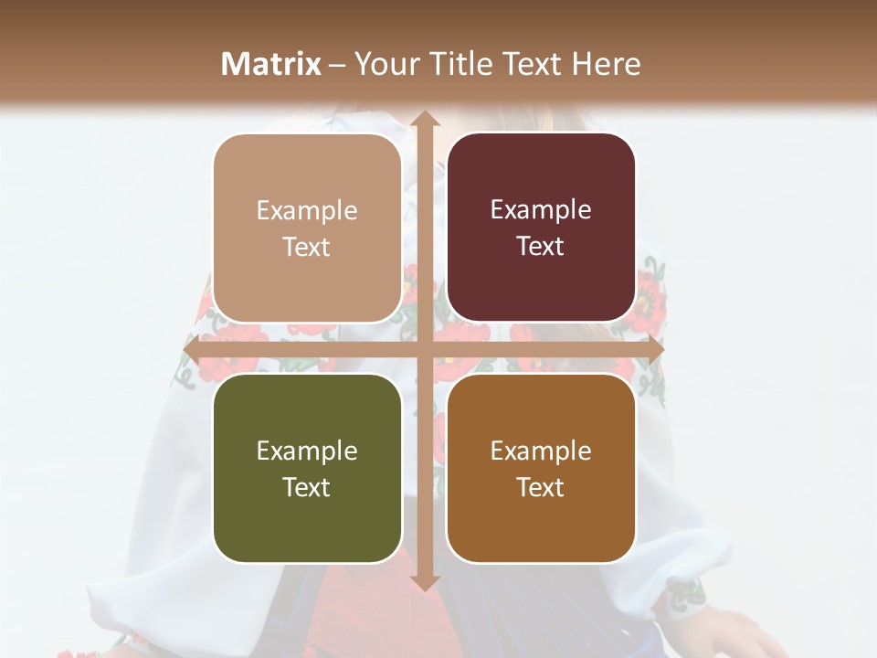 Beauty Wreath Costume PowerPoint Template