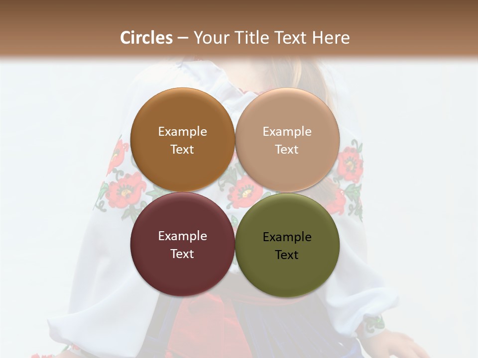 Beauty Wreath Costume PowerPoint Template