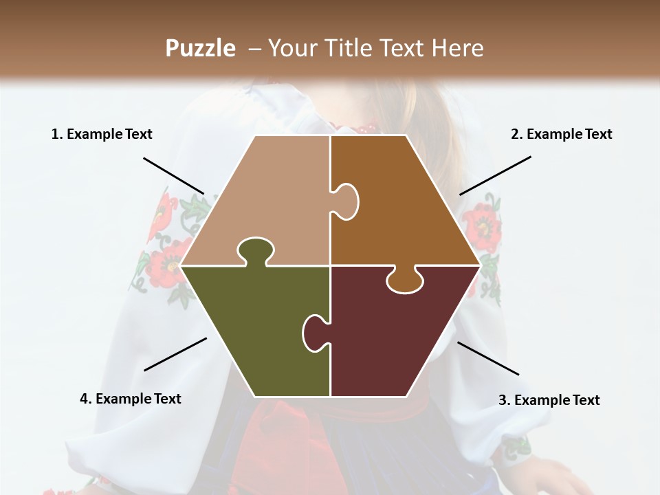 Beauty Wreath Costume PowerPoint Template