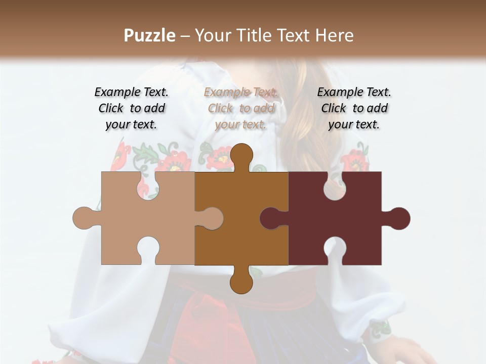 Beauty Wreath Costume PowerPoint Template