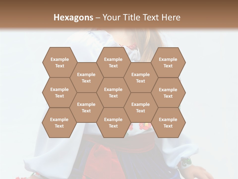 Beauty Wreath Costume PowerPoint Template