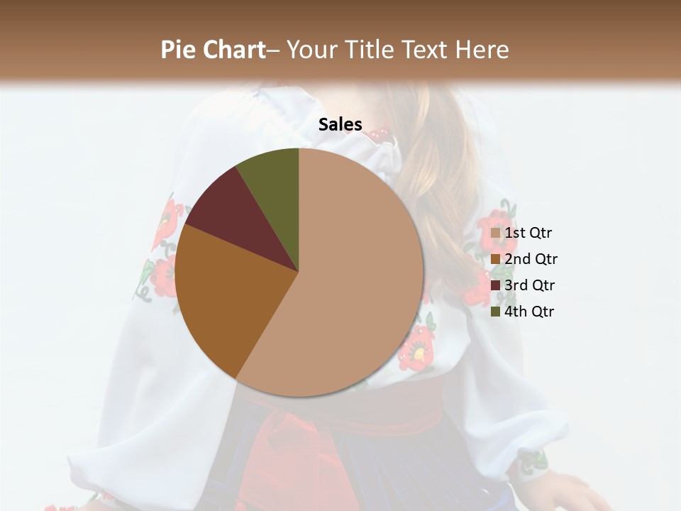 Beauty Wreath Costume PowerPoint Template