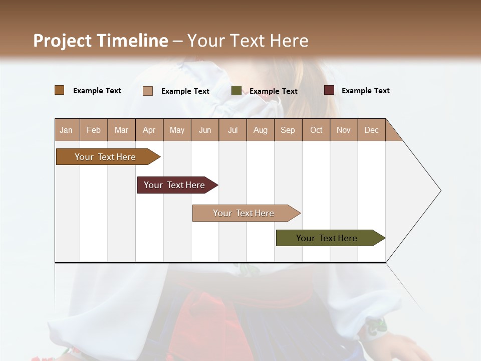 Beauty Wreath Costume PowerPoint Template