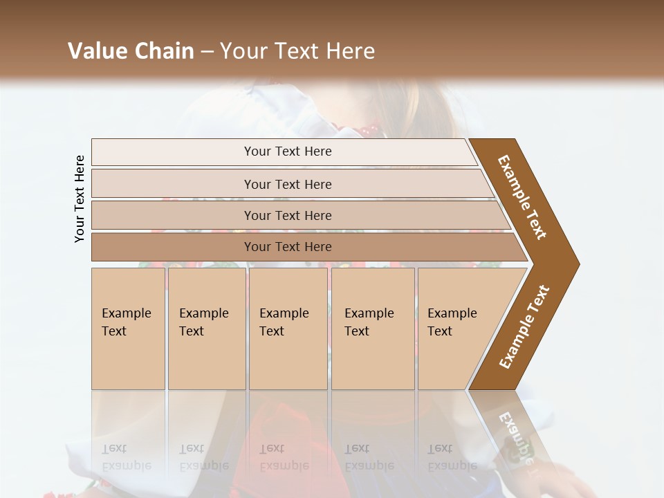 Beauty Wreath Costume PowerPoint Template