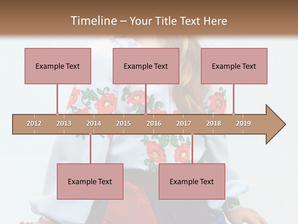 Beauty Wreath Costume PowerPoint Template