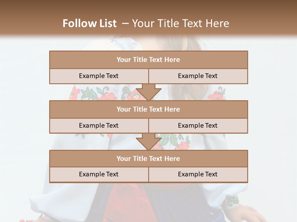 Beauty Wreath Costume PowerPoint Template