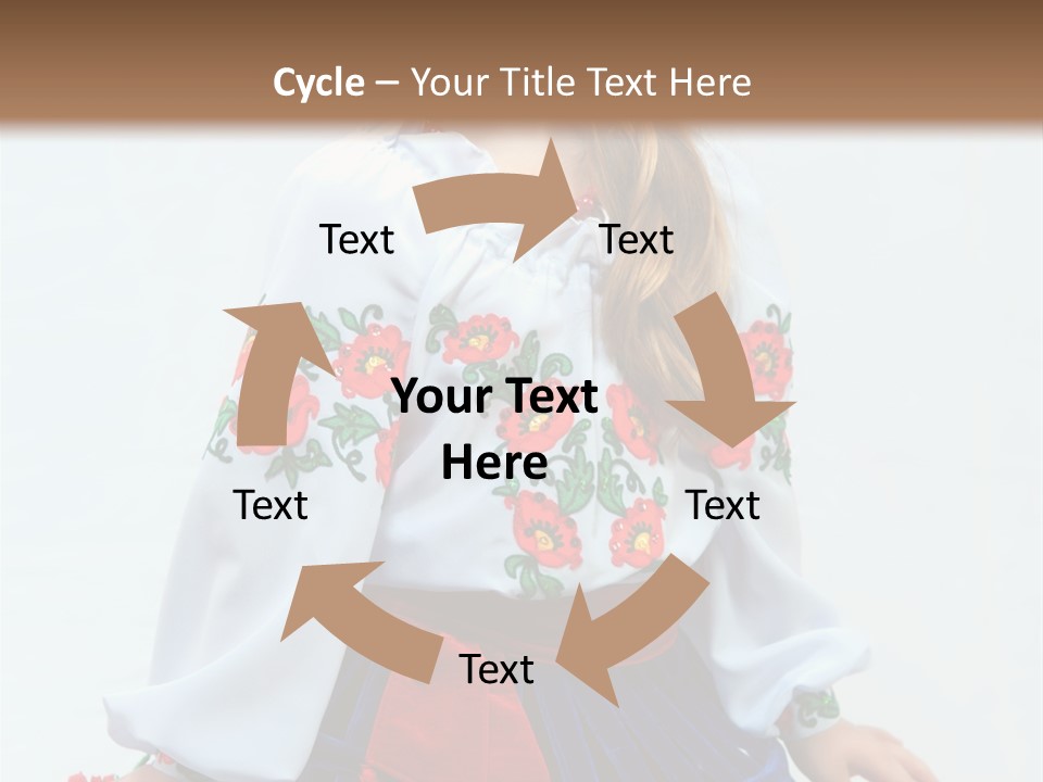 Beauty Wreath Costume PowerPoint Template