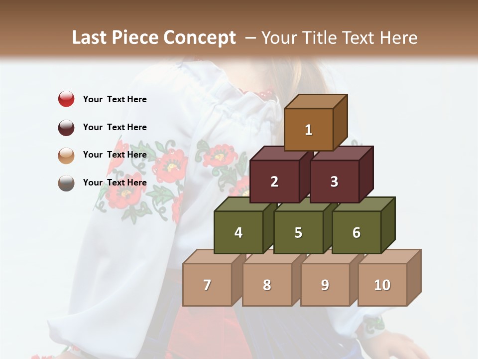 Beauty Wreath Costume PowerPoint Template