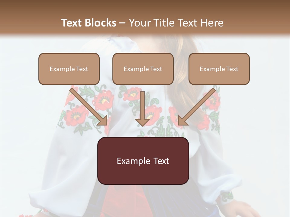 Beauty Wreath Costume PowerPoint Template