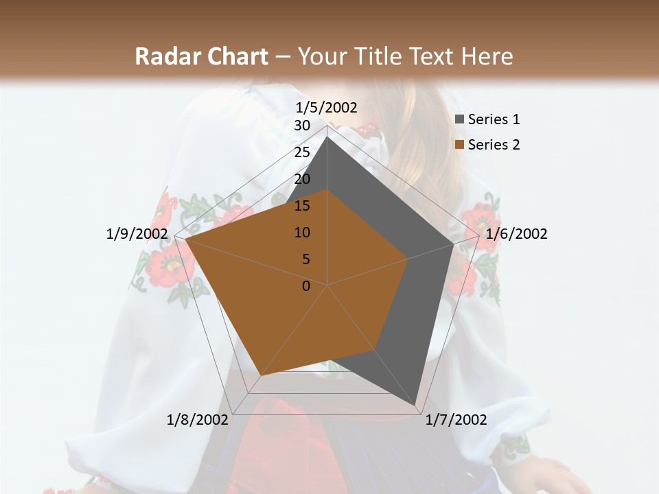 Beauty Wreath Costume PowerPoint Template