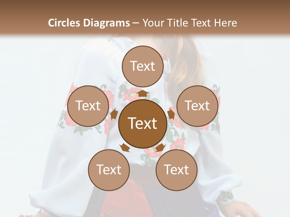 Beauty Wreath Costume PowerPoint Template