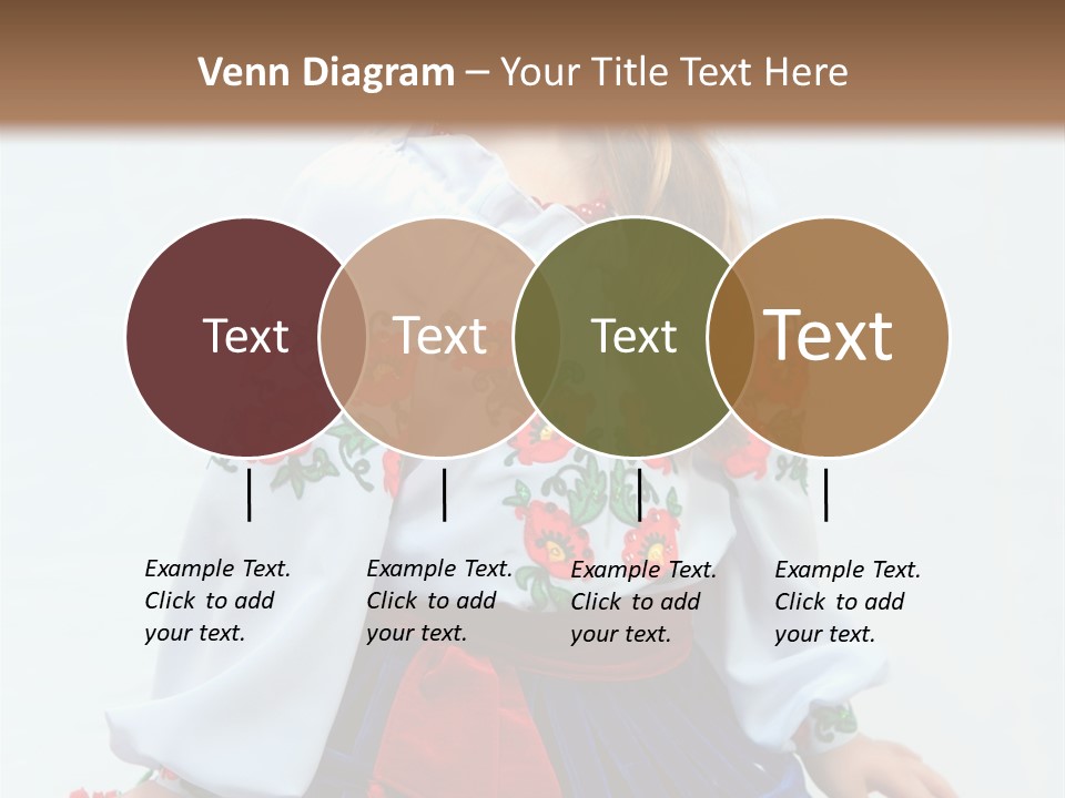 Beauty Wreath Costume PowerPoint Template