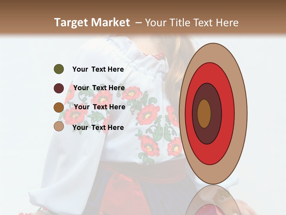 Beauty Wreath Costume PowerPoint Template