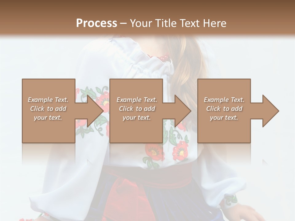 Beauty Wreath Costume PowerPoint Template
