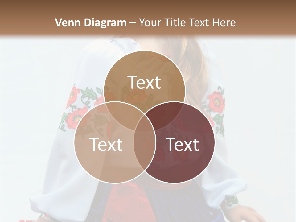 Beauty Wreath Costume PowerPoint Template