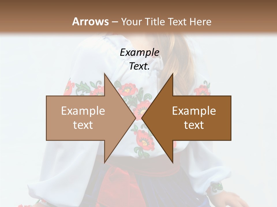 Beauty Wreath Costume PowerPoint Template