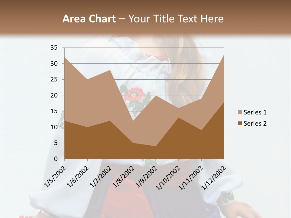 Beauty Wreath Costume PowerPoint Template