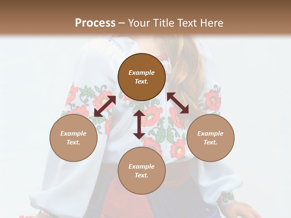 Beauty Wreath Costume PowerPoint Template