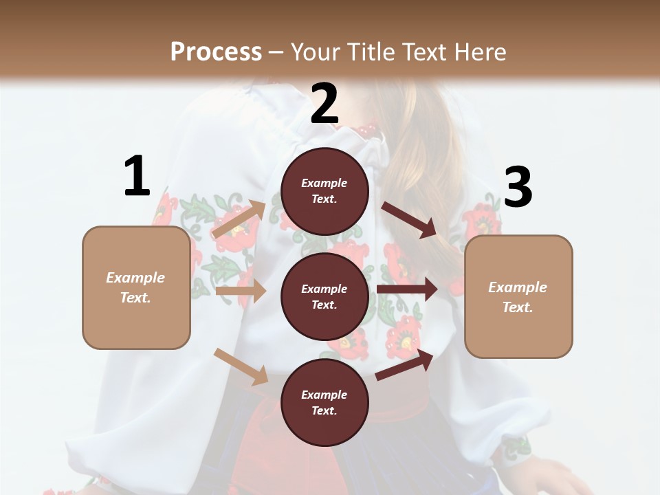 Beauty Wreath Costume PowerPoint Template