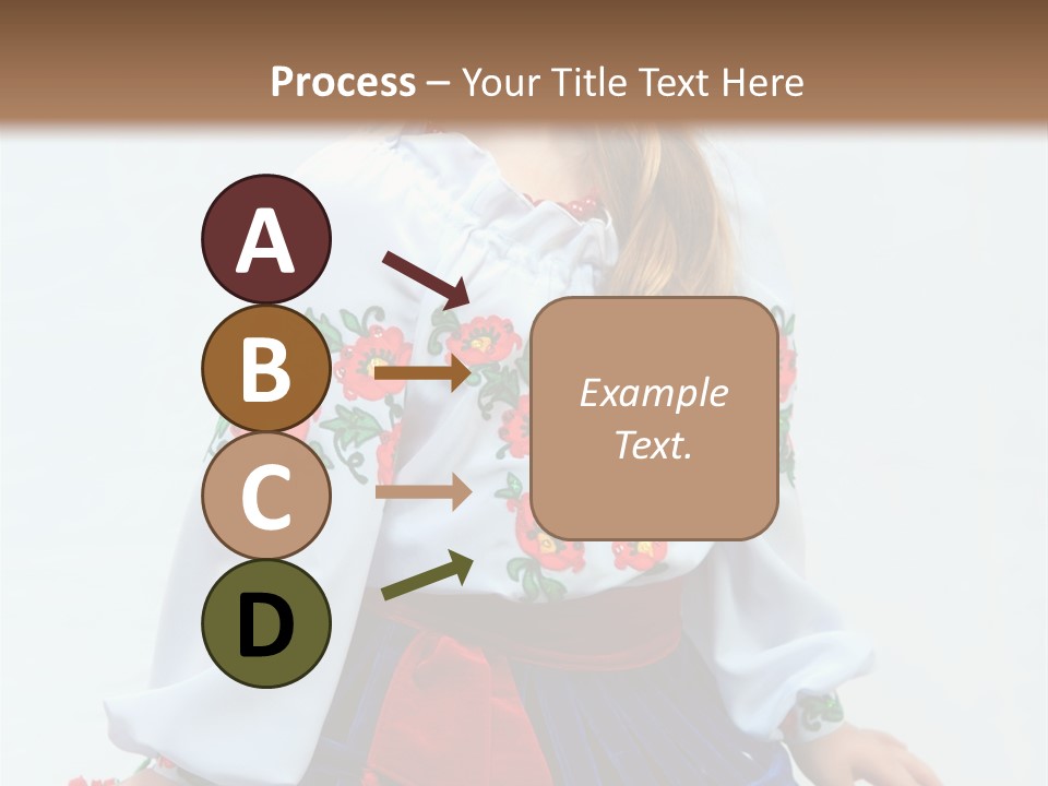 Beauty Wreath Costume PowerPoint Template