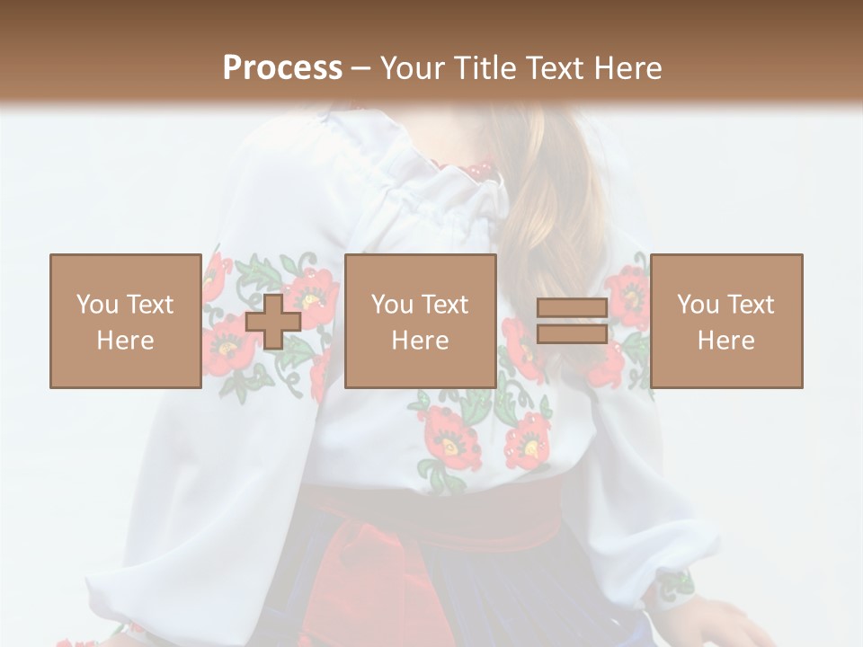 Beauty Wreath Costume PowerPoint Template