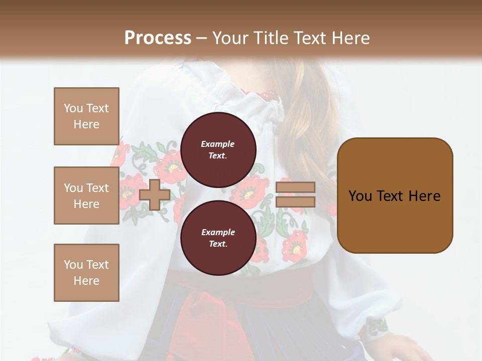 Beauty Wreath Costume PowerPoint Template