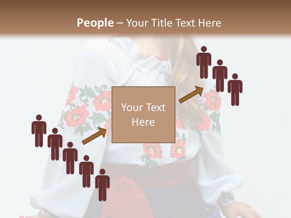 Beauty Wreath Costume PowerPoint Template