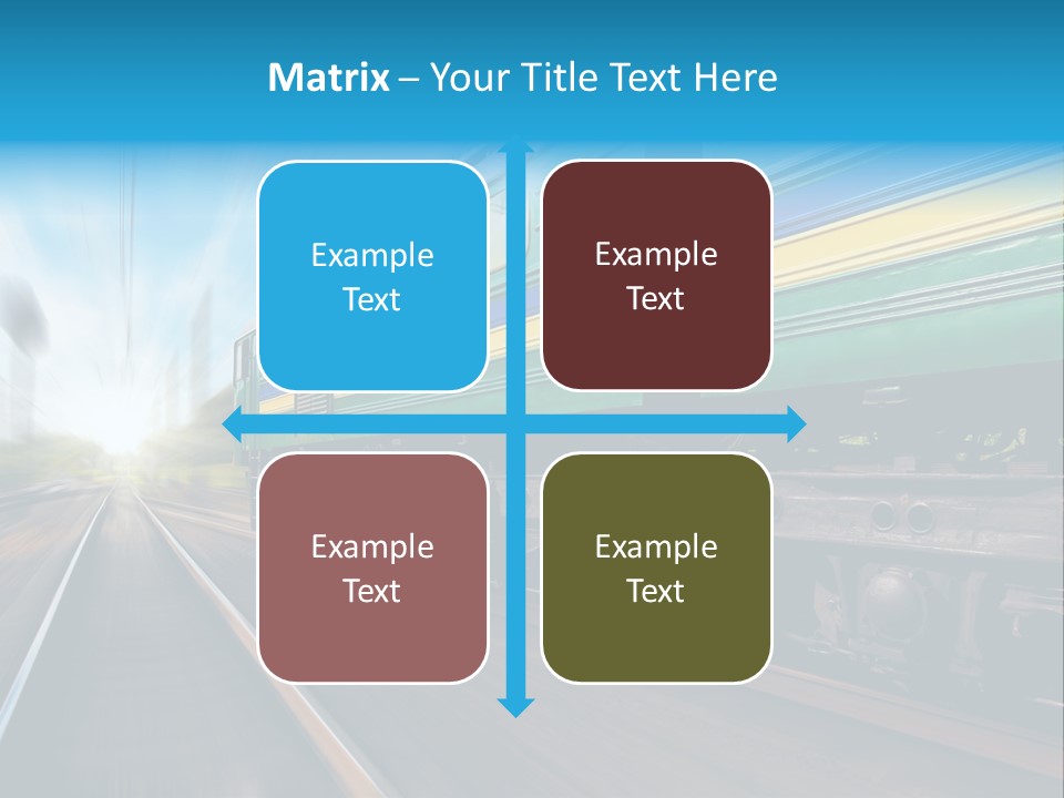 Scenic Transportation Transport PowerPoint Template