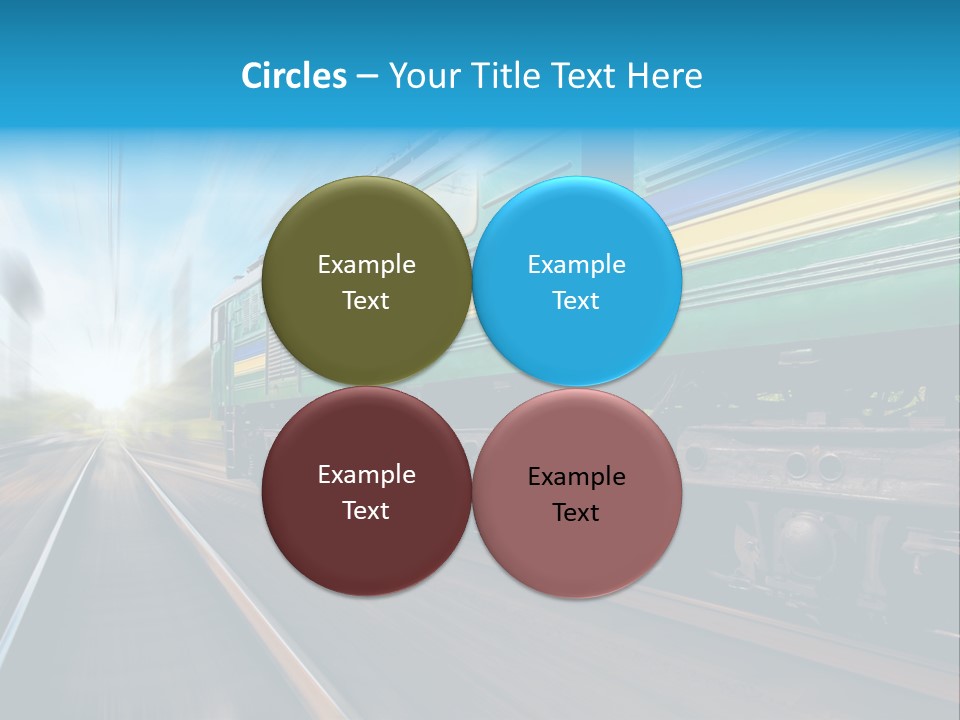 Scenic Transportation Transport PowerPoint Template