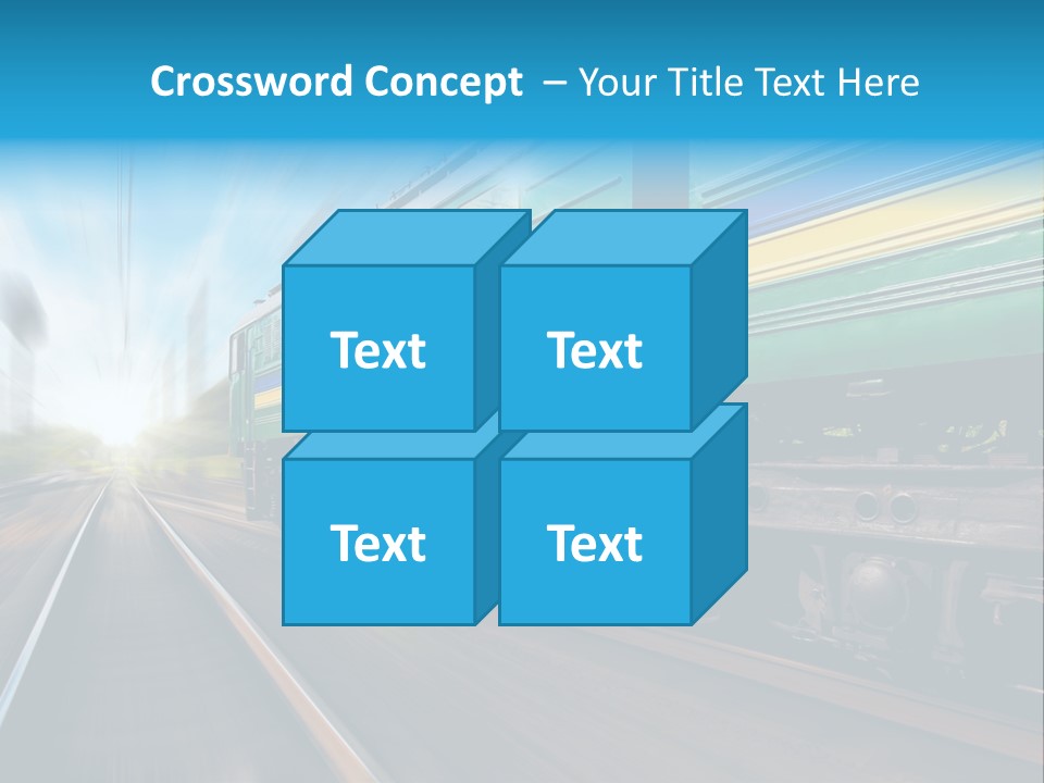 Scenic Transportation Transport PowerPoint Template