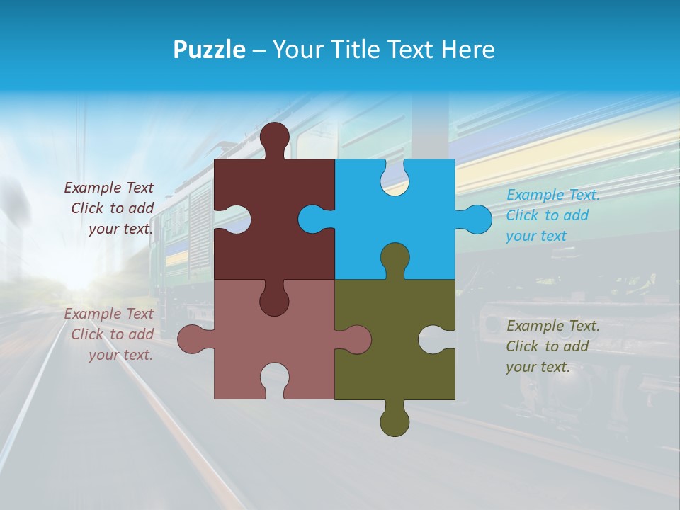 Scenic Transportation Transport PowerPoint Template