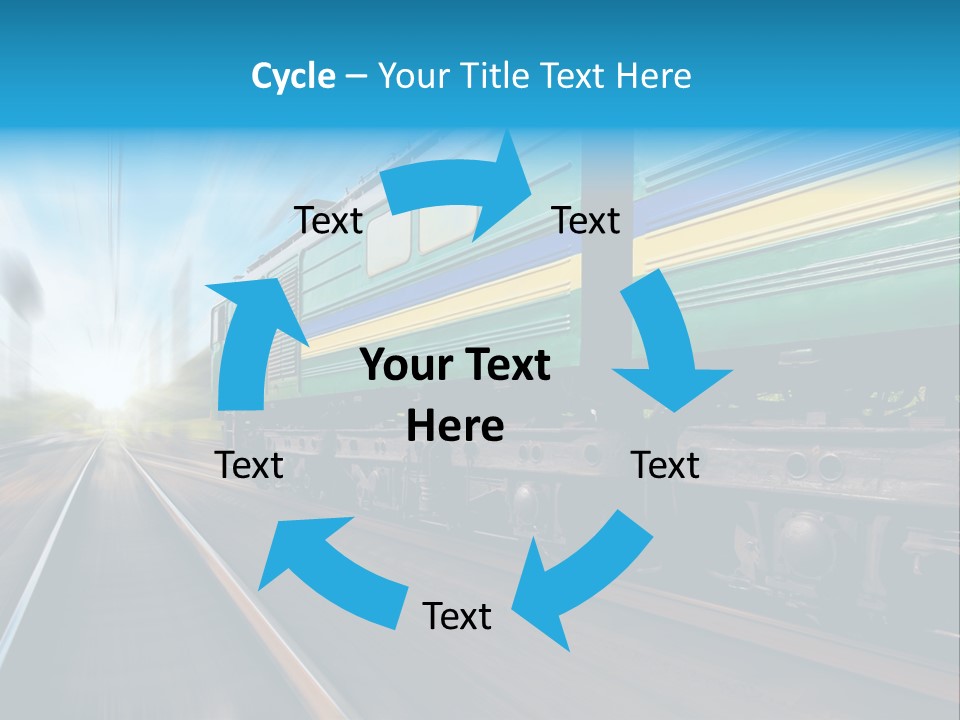 Scenic Transportation Transport PowerPoint Template