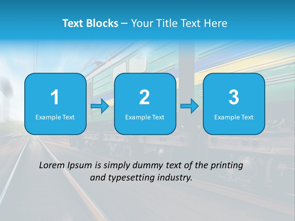 Scenic Transportation Transport PowerPoint Template