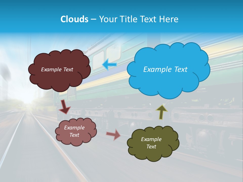 Scenic Transportation Transport PowerPoint Template