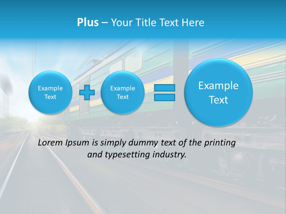 Scenic Transportation Transport PowerPoint Template