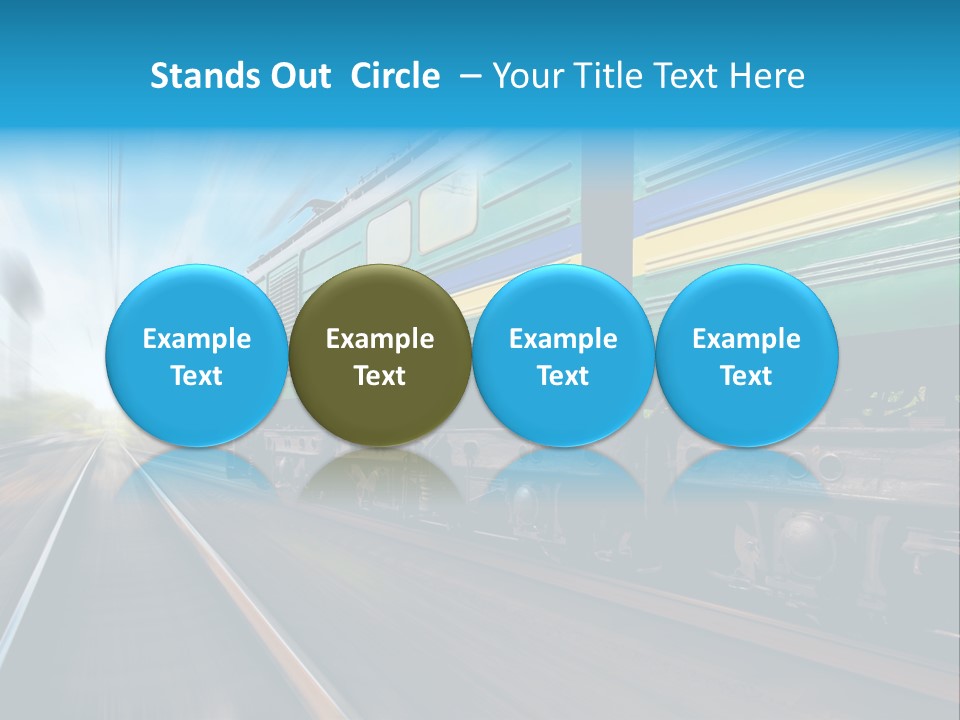 Scenic Transportation Transport PowerPoint Template