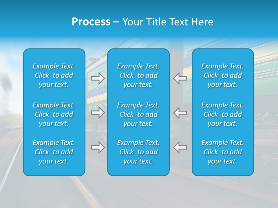 Scenic Transportation Transport PowerPoint Template