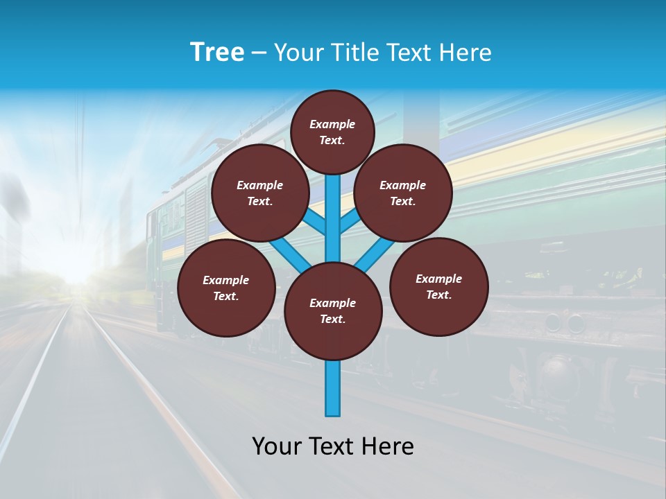 Scenic Transportation Transport PowerPoint Template