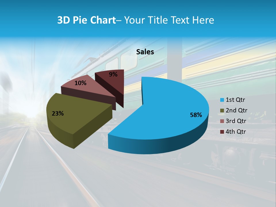 Scenic Transportation Transport PowerPoint Template
