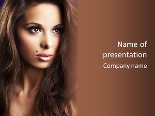 Beauty Pure Wavy PowerPoint Template