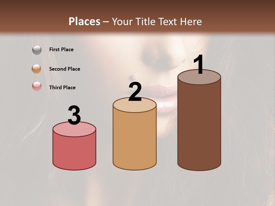 Beauty Pure Wavy PowerPoint Template