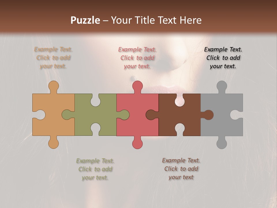 Beauty Pure Wavy PowerPoint Template