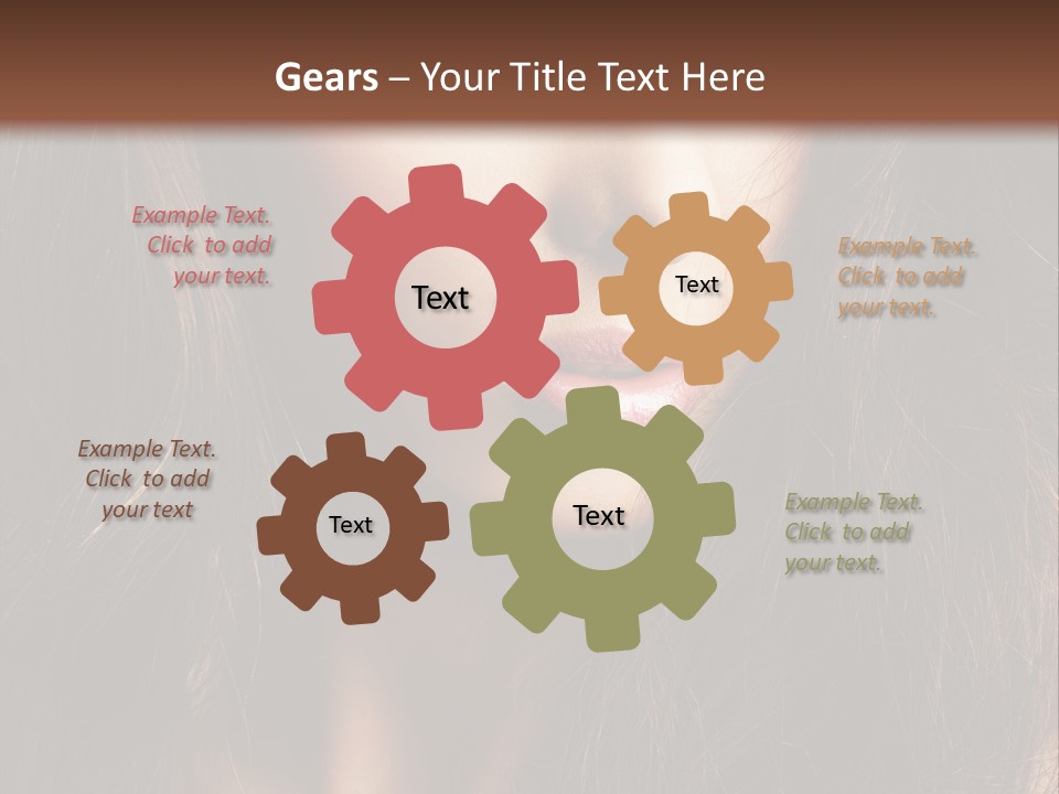 Beauty Pure Wavy PowerPoint Template