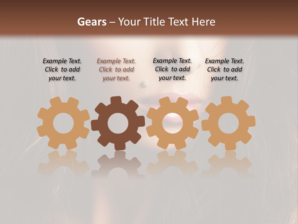 Beauty Pure Wavy PowerPoint Template