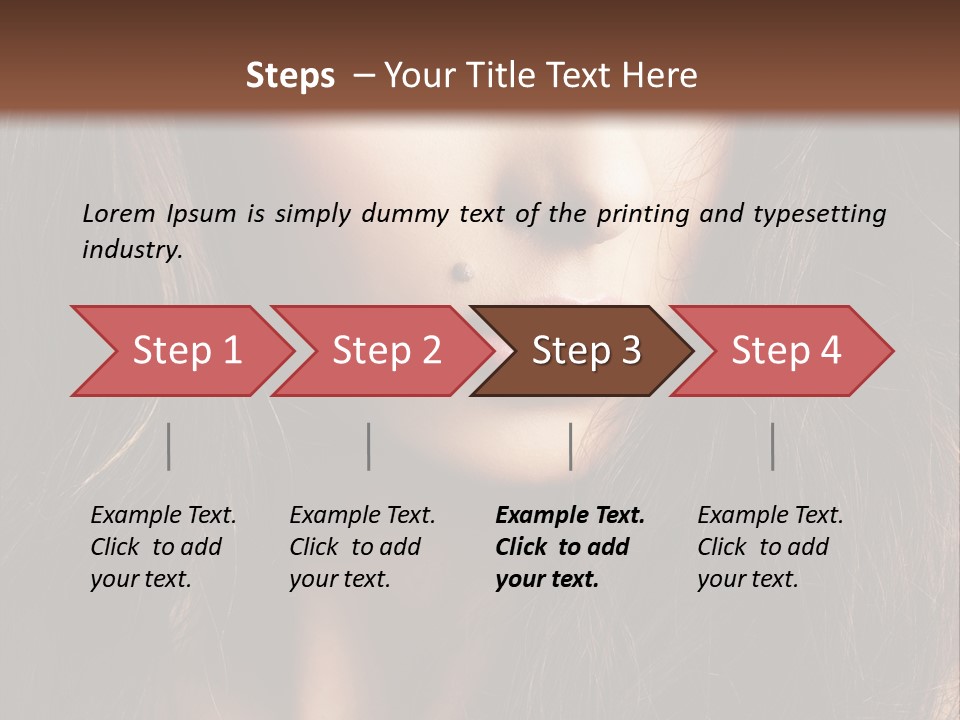 Beauty Pure Wavy PowerPoint Template